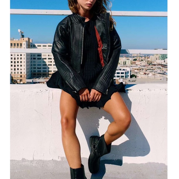 ✨ SALE✨ NEW Free People Kenzie Sweater Knit Set - Black Cotton Causal - Picture 3 of 5